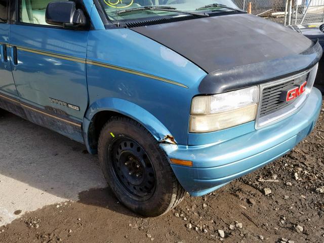 1GKEL19W4SB544586 - 1995 GMC SAFARI XT BLUE photo 9