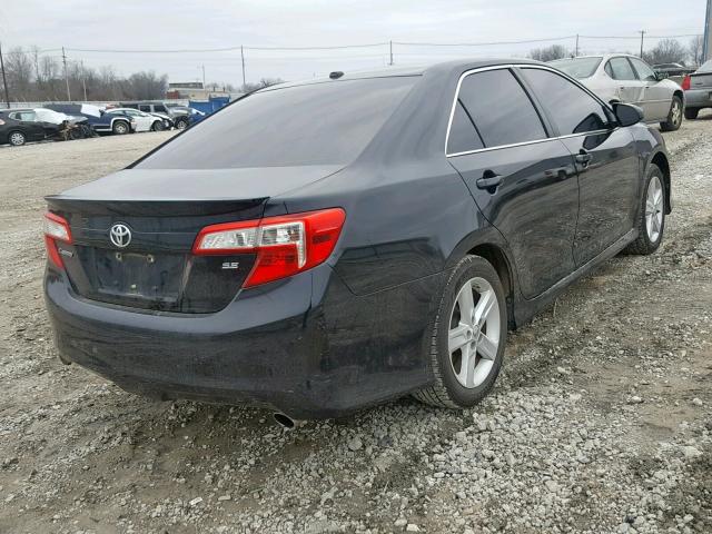 4T1BF1FKXDU245307 - 2013 TOYOTA CAMRY L BLACK photo 4