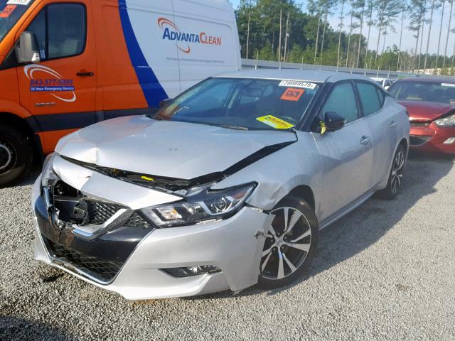 1N4AA6AP2HC394181 - 2017 NISSAN MAXIMA 3.5 SILVER photo 2