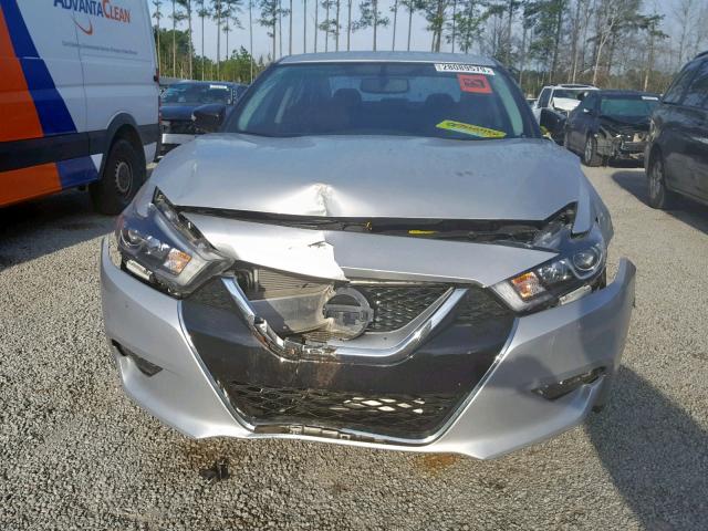 1N4AA6AP2HC394181 - 2017 NISSAN MAXIMA 3.5 SILVER photo 9