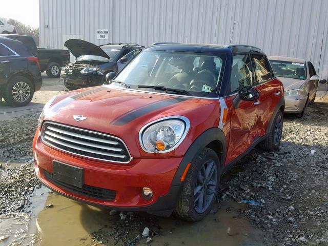 WMWZB3C57EWR41764 - 2014 MINI COOPER COU RED photo 2