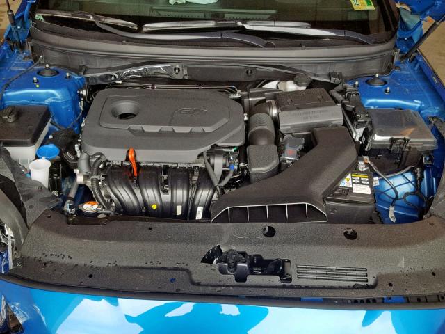 5NPE34AF3KH761117 - 2019 HYUNDAI SONATA LIM BLUE photo 7