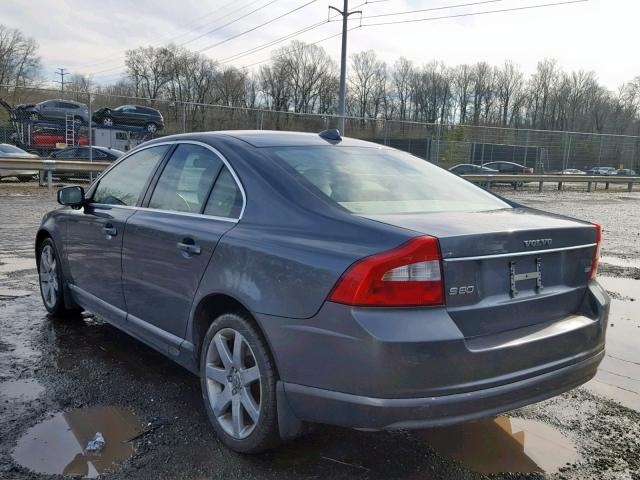 YV1AS982581074667 - 2008 VOLVO S80 3.2 CHARCOAL photo 3