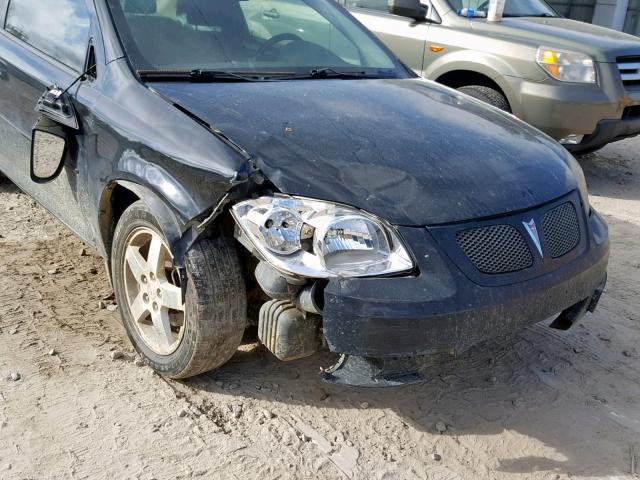 1G2AL15F577361163 - 2007 PONTIAC G5 BLACK photo 9