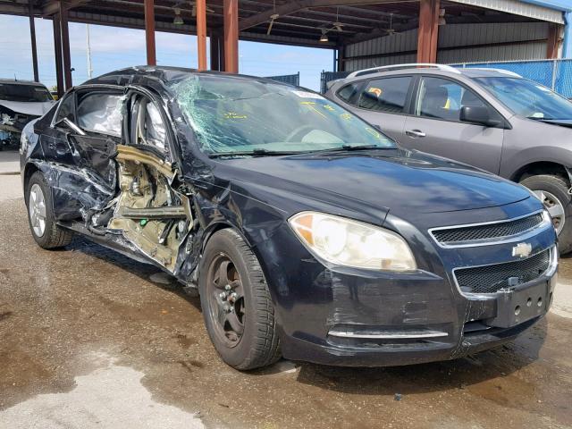 1G1ZG57B78F181591 - 2008 CHEVROLET MALIBU LS BLACK photo 1
