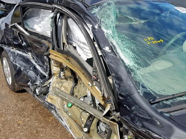 1G1ZG57B78F181591 - 2008 CHEVROLET MALIBU LS BLACK photo 9