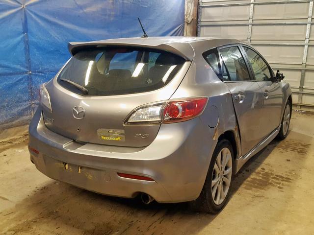 JM1BL1H55A1229386 - 2010 MAZDA 3 S SILVER photo 4