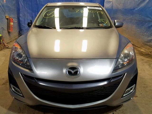 JM1BL1H55A1229386 - 2010 MAZDA 3 S SILVER photo 9