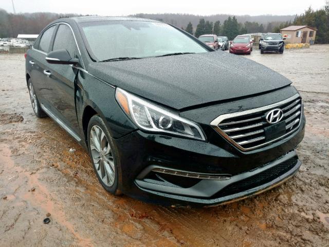 5NPE34AB3FH132203 - 2015 HYUNDAI SONATA SPO BLACK photo 1