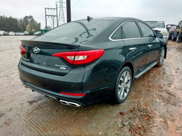 5NPE34AB3FH132203 - 2015 HYUNDAI SONATA SPO BLACK photo 4