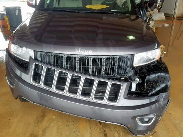 1C4RJEBGXFC749486 - 2015 JEEP GRAND CHER GRAY photo 7