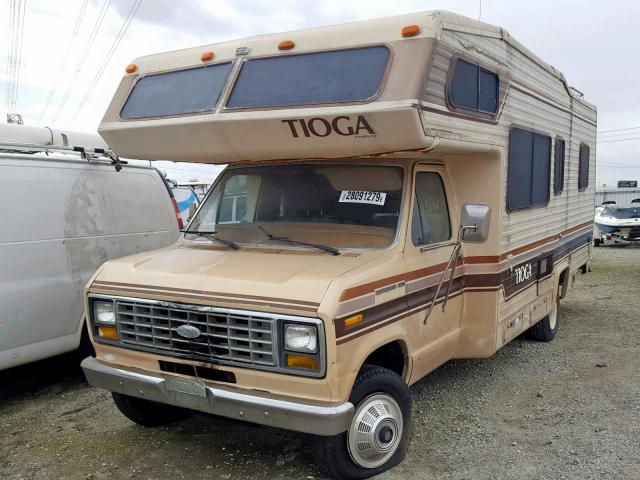 1FDKE30LXEHA75539 - 1984 FORD TIOGA BEIGE photo 2