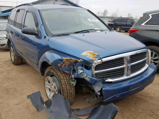 1D4HB48N86F180082 - 2006 DODGE DURANGO SL BLUE photo 1