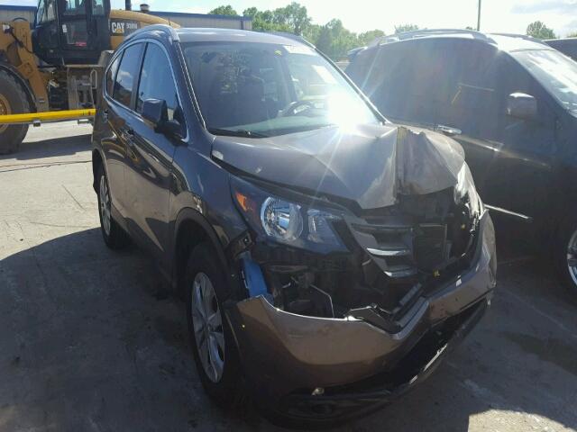 2HKRM3H73EH559910 - 2014 HONDA CR-V EXL BROWN photo 1