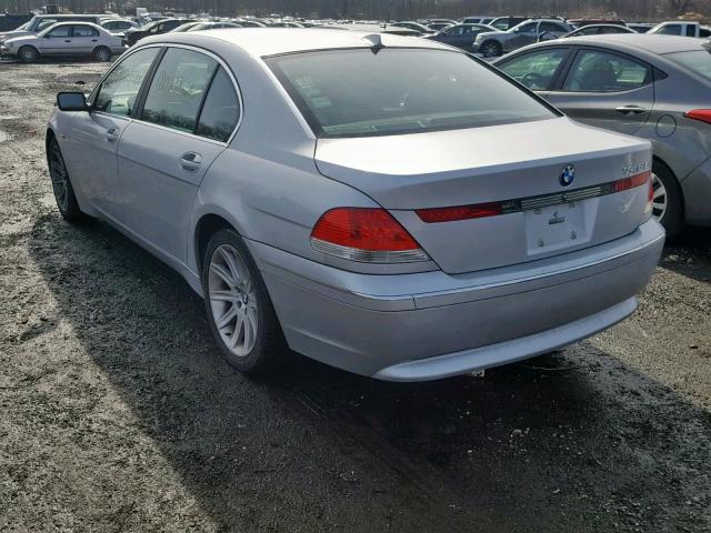 WBAGN63442DR04282 - 2002 BMW 745 LI GRAY photo 3