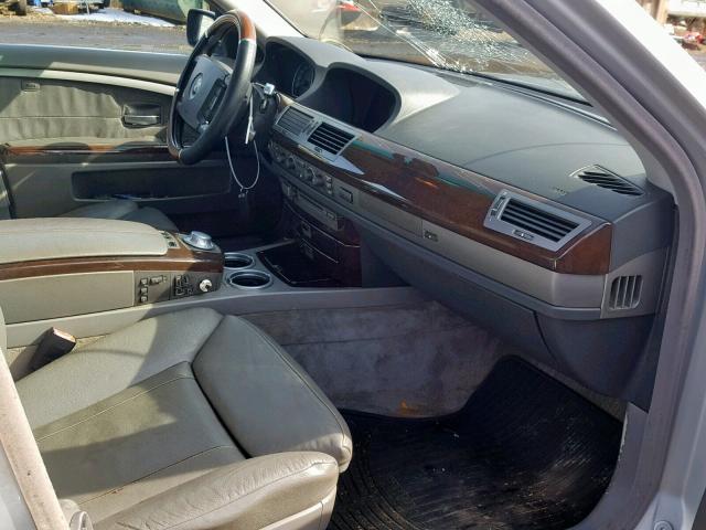 WBAGN63442DR04282 - 2002 BMW 745 LI GRAY photo 5