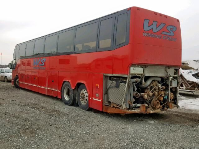 2PCH33491T1011411 - 1996 PREVOST BUS RED photo 3