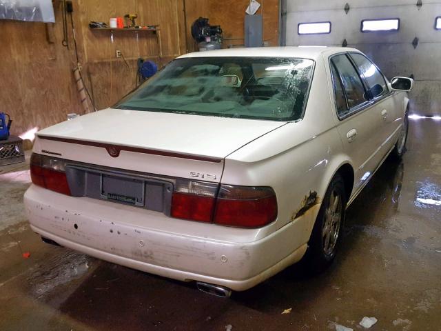 1G6KY549X2U185227 - 2002 CADILLAC SEVILLE ST WHITE photo 4