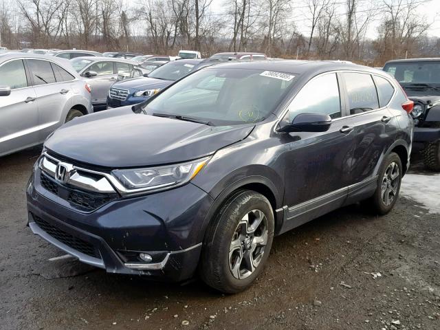 5J6RW2H88HL047602 - 2017 HONDA CR-V EXL BLACK photo 2