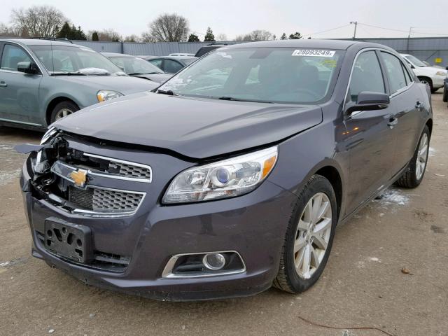 1G11H5SA4DF248859 - 2013 CHEVROLET MALIBU LTZ BLACK photo 2