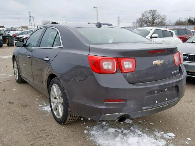 1G11H5SA4DF248859 - 2013 CHEVROLET MALIBU LTZ BLACK photo 3