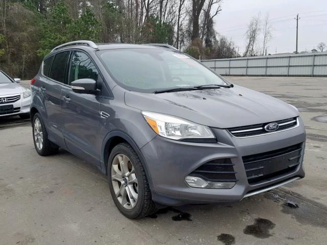 1FMCU0J96EUD48590 - 2014 FORD ESCAPE TIT GRAY photo 1