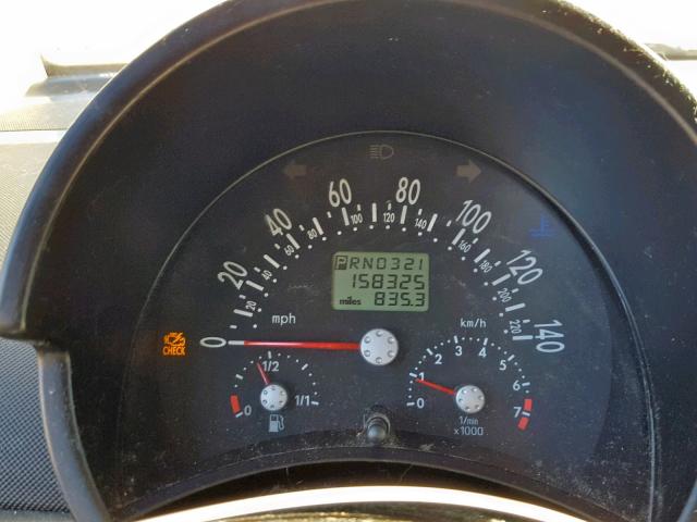 3VWCB21C81M444718 - 2001 VOLKSWAGEN NEW BEETLE BLUE photo 8