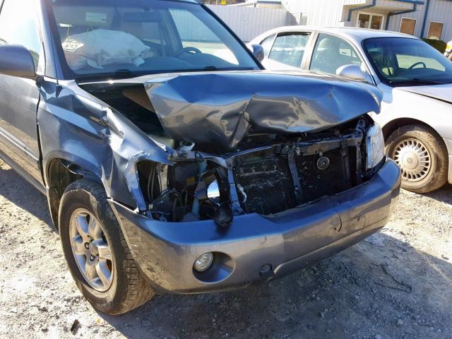 JTEHP21A170230511 - 2007 TOYOTA HIGHLANDER BLUE photo 9