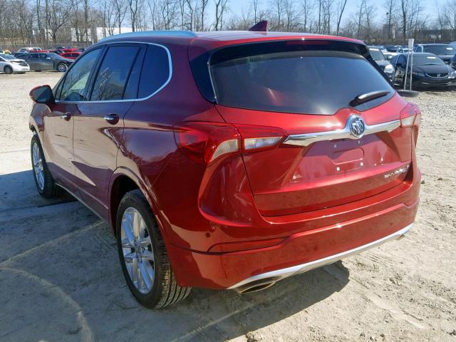 LRBFX3SX0KD012824 - 2019 BUICK ENVISION P RED photo 3