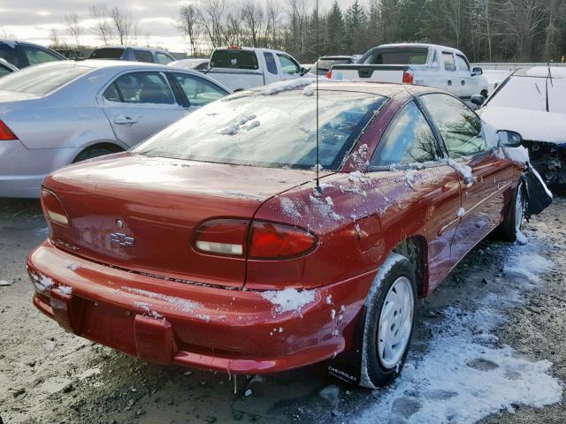 1G1JCA246X7277957 - 1999 CHEVROLET CAVALIER B GRAY photo 4