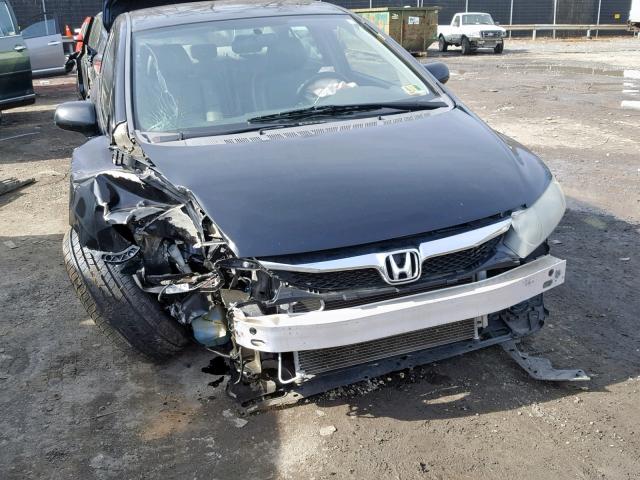 2HGFA1F97AH504286 - 2010 HONDA CIVIC EXL BLACK photo 9