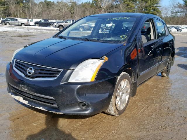 3N1AB6AP4AL605076 - 2010 NISSAN SENTRA 2.0 BLACK photo 2