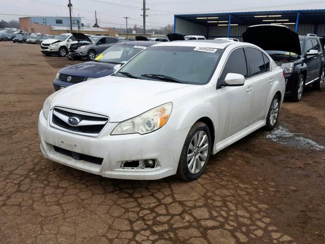 4S3BMDK6XB2236085 - 2011 SUBARU LEGACY 3.6 WHITE photo 2