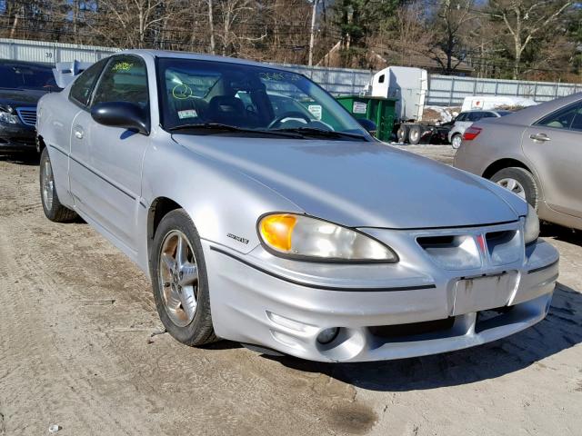 1G2NW12E92C229575 - 2002 PONTIAC GRAND AM G SILVER photo 1