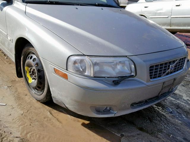 YV1TH592651404309 - 2005 VOLVO S80 2.5T GRAY photo 9