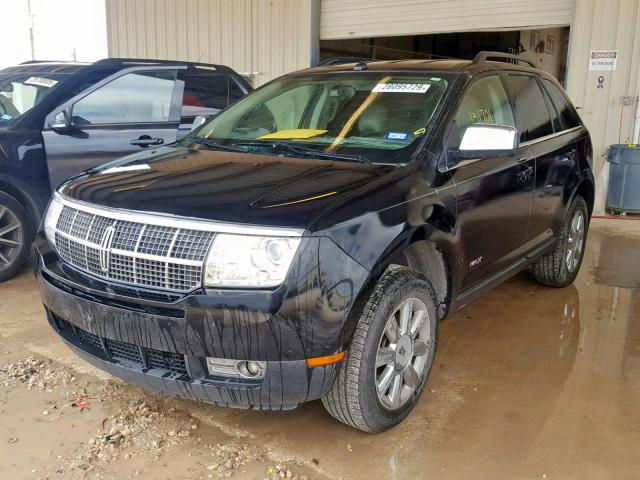 2LMDU68C97BJ28897 - 2007 LINCOLN MKX BLACK photo 2