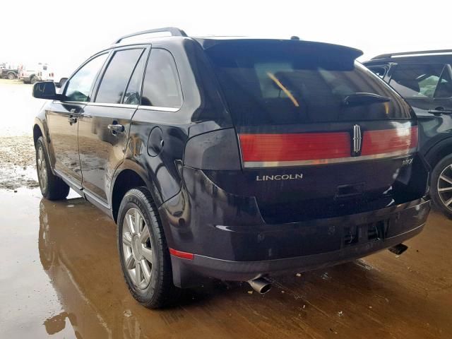 2LMDU68C97BJ28897 - 2007 LINCOLN MKX BLACK photo 3