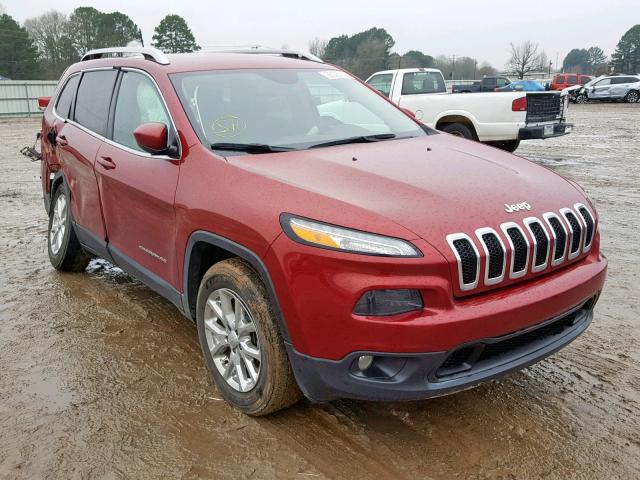 1C4PJMCB3HW519472 - 2017 JEEP CHEROKEE L RED photo 1