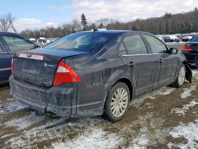 3FADP0L39BR158641 - 2011 FORD FUSION HYB BLACK photo 4