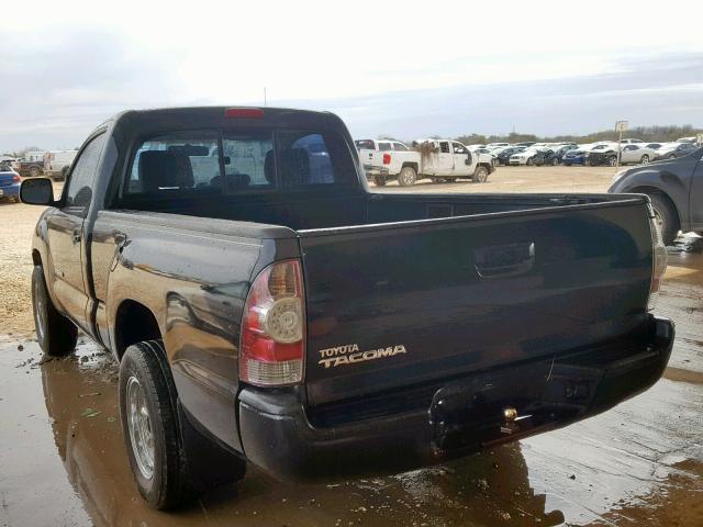 5TENX22N39Z594179 - 2009 TOYOTA TACOMA BLACK photo 3