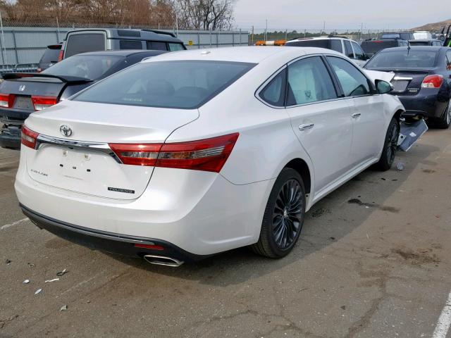 4T1BK1EB5GU222647 - 2016 TOYOTA AVALON XLE WHITE photo 4