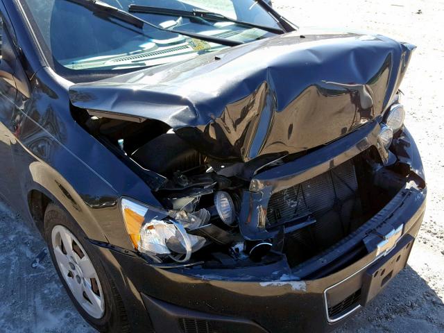 1G1JA5SH6D4116392 - 2013 CHEVROLET SONIC LS 黑色 照片 9