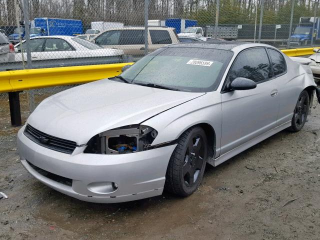 2G1WL16C869364067 - 2006 CHEVROLET MONTE CARL SILVER photo 2