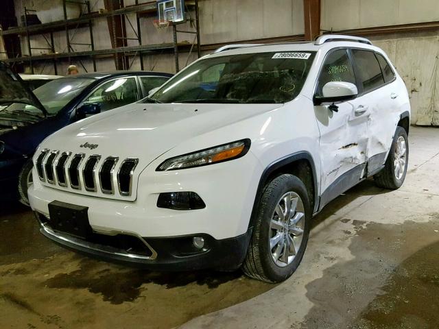 1C4PJMDB3HW530938 - 2017 JEEP CHEROKEE L WHITE photo 2