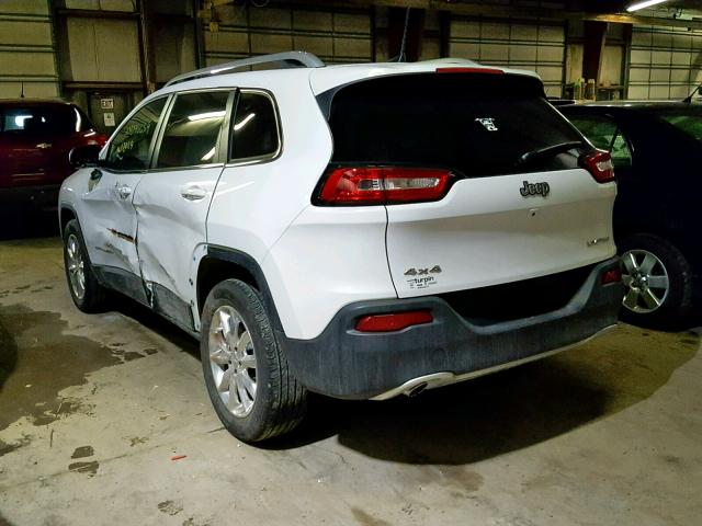 1C4PJMDB3HW530938 - 2017 JEEP CHEROKEE L WHITE photo 3