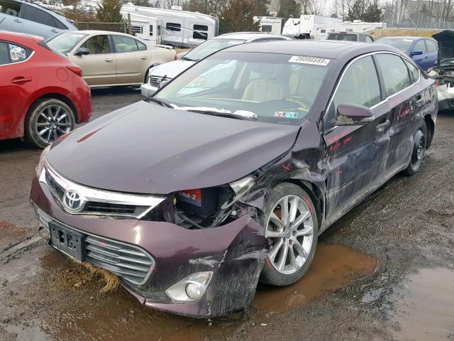 4T1BK1EB8DU047385 - 2013 TOYOTA AVALON BAS MAROON photo 2