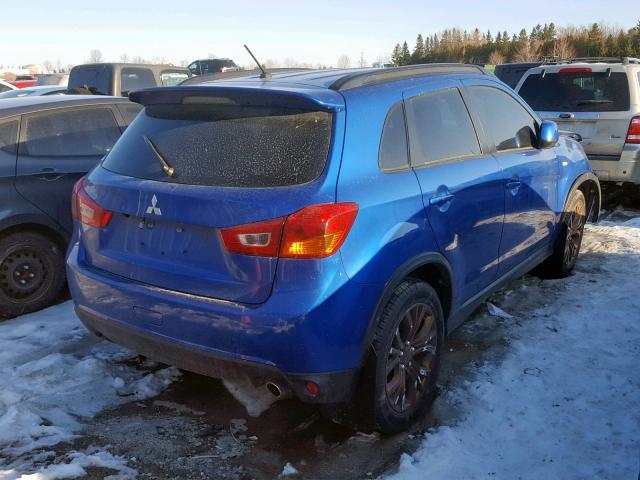 JA4AJ4AW9GZ610345 - 2016 MITSUBISHI RVR GT BLUE photo 4