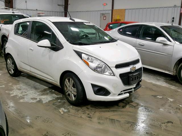 KL8CD6S99FC718565 - 2015 CHEVROLET SPARK 1LT WHITE photo 1