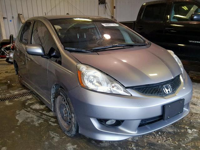 JHMGE88439S035315 - 2009 HONDA FIT SPORT GRAY photo 1