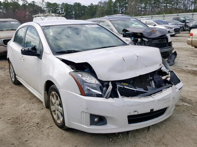 3N1AB6AP8CL679703 - 2012 NISSAN SENTRA 2.0 WHITE photo 1